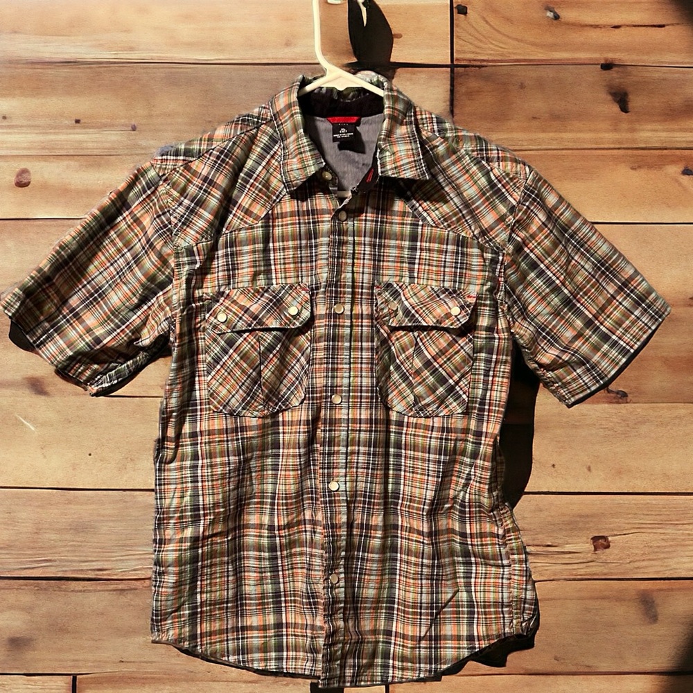 Vintage Gap Kids plaid button up